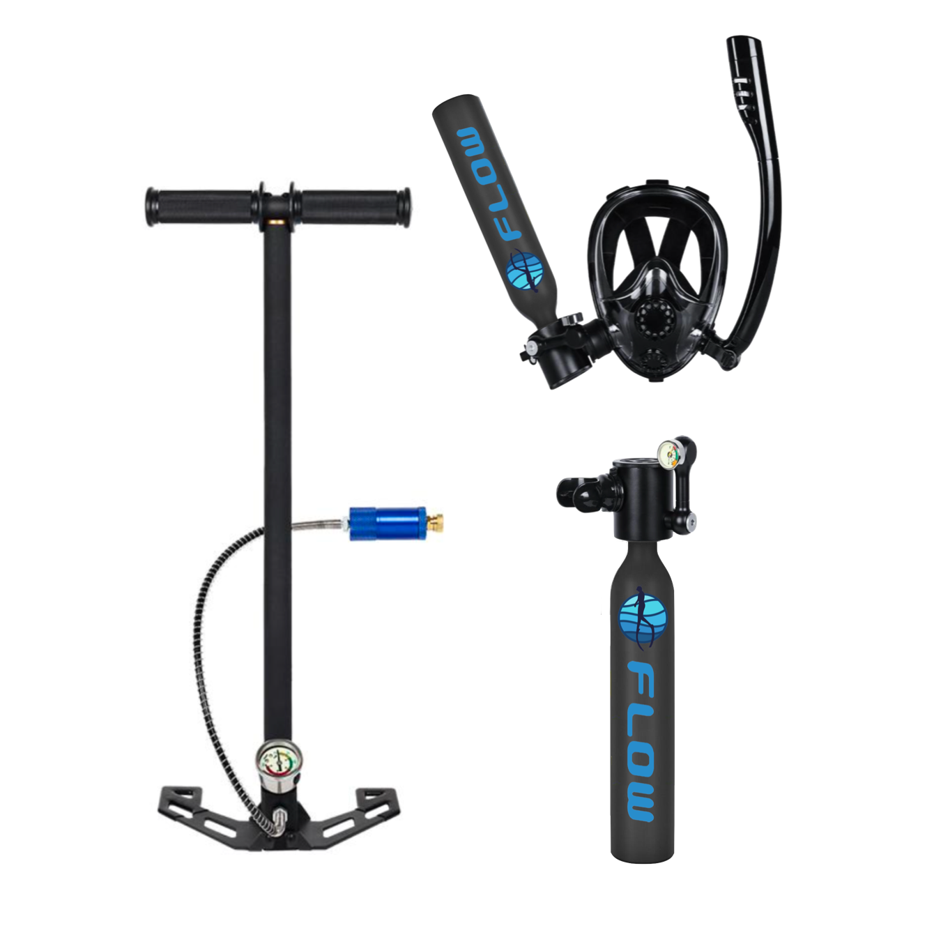 Series 5 Flow Tank + Flow Full Face Mask + Hand Pump